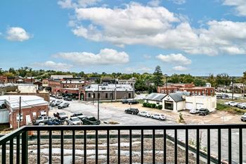 Amazing views of Downtown Benson at The Mill Apartments in Benson, NE